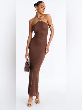 Fashionnova Crochet Maxi Dress